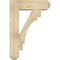 Ekena Millwork Merced Craftsman Rough Sawn Bracket w/ Offset Brace, Douglas Fir, 8"W x 26"D x 38"H BKT0806X26X38MRC04RDF - alternate 3